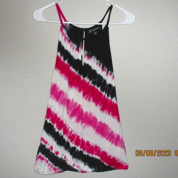 I-N-C Tie Dye Sparkle Top - Picture 1 of 3